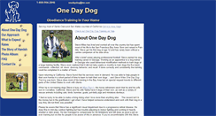 Desktop Screenshot of onedaydog.com